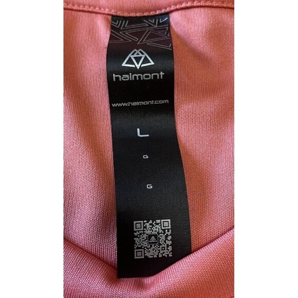 Haimont Women's Athletic Tank Top Size Large Dry Fit Sleeveless UPF Medium Coral - Picture 3 of 7